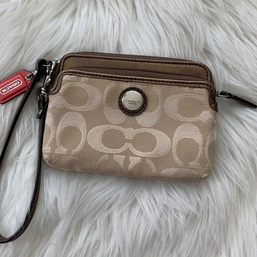 • COACH Wristlet Wallet •